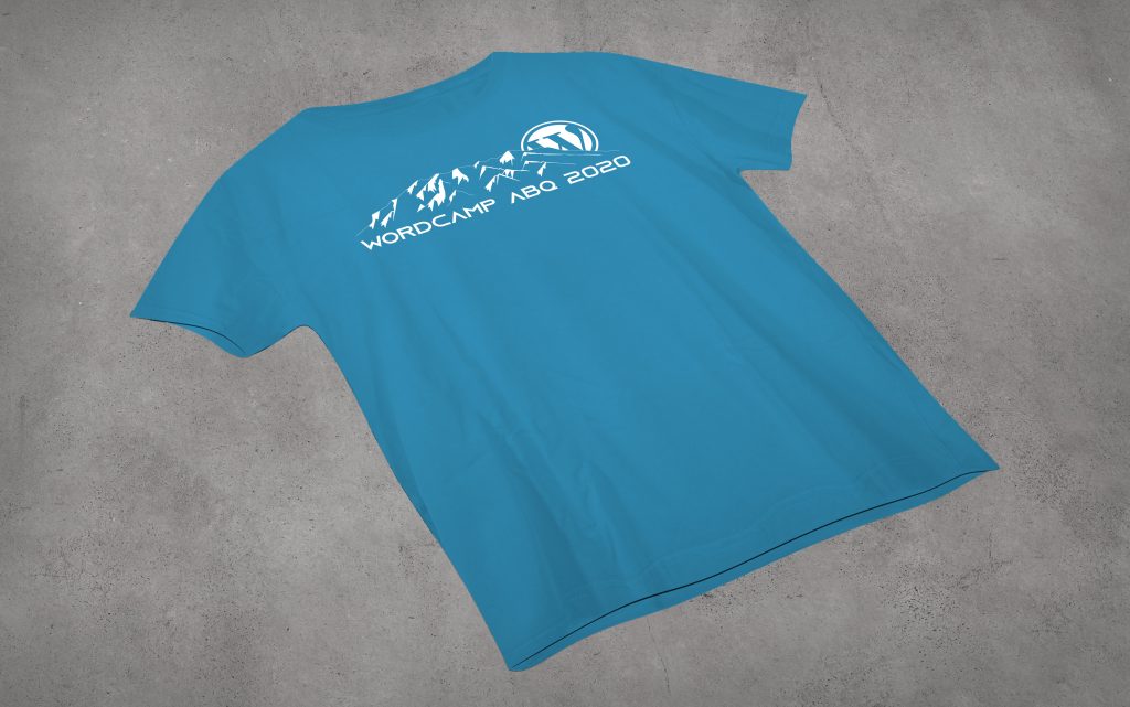 Attendee T-Shirt for WordCamp Albuquerque 2020